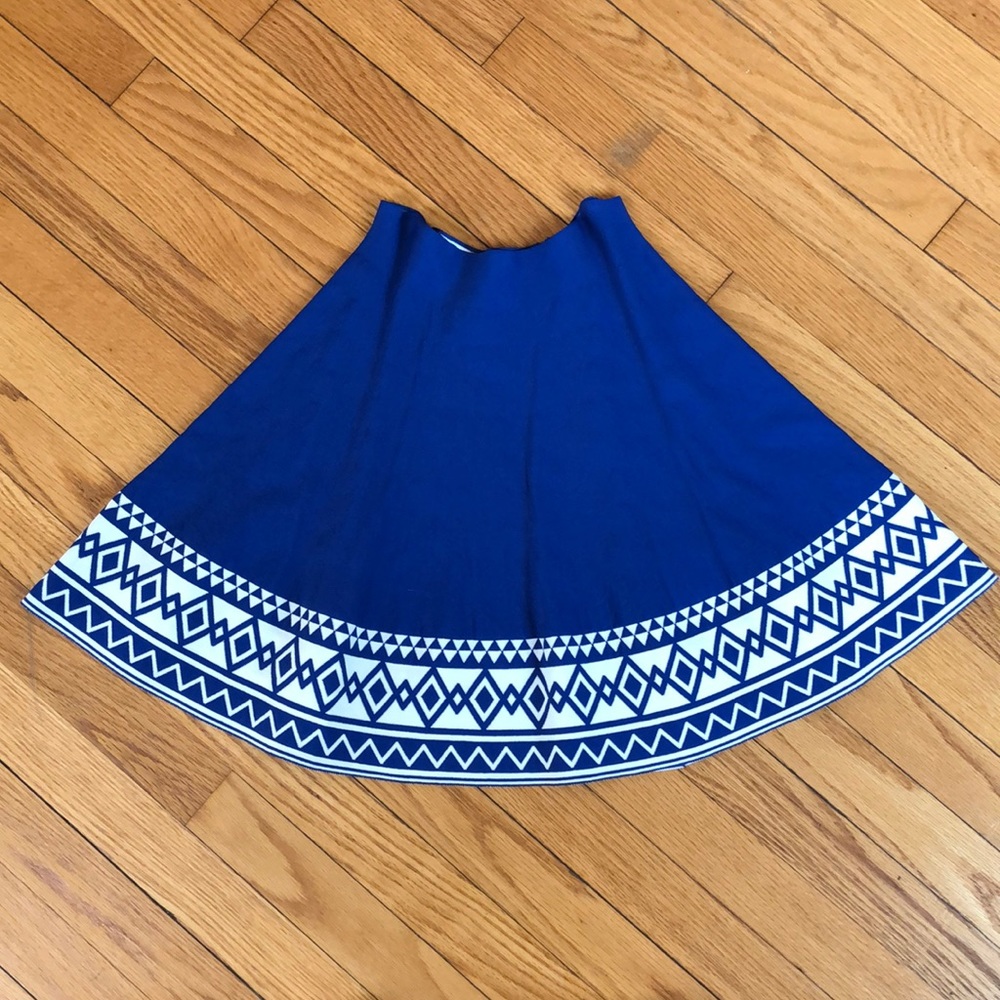 Blue Rain skater skirt